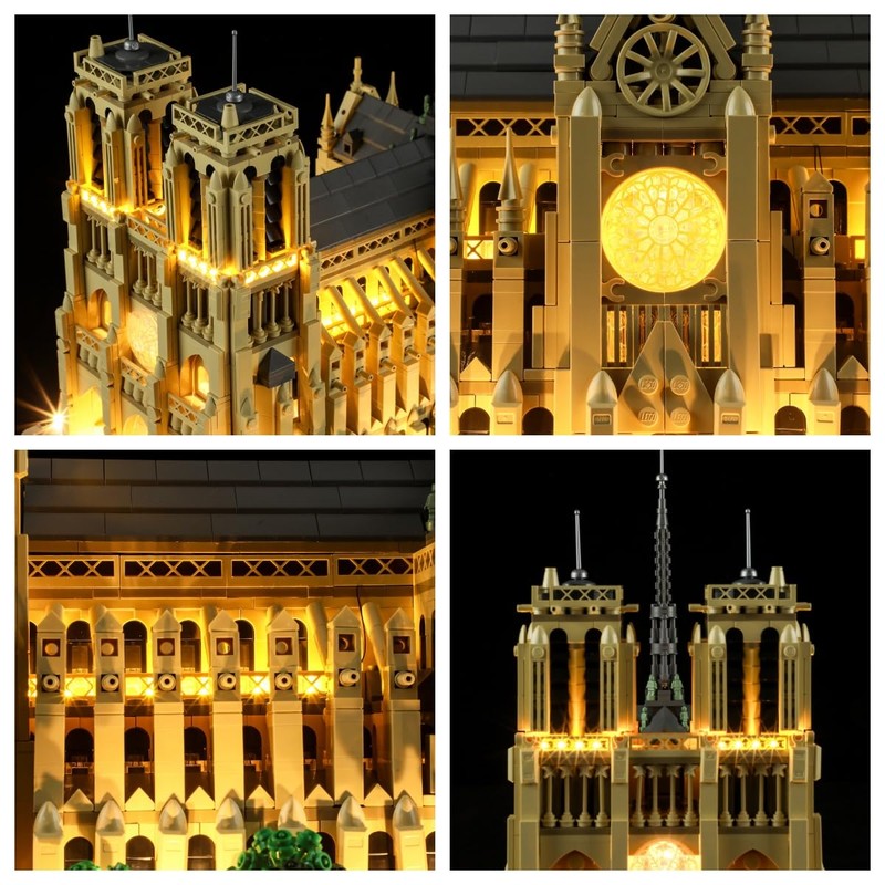 LIGHTAILING Light for 21061 Notre-Dame de Paris - Led Lighting