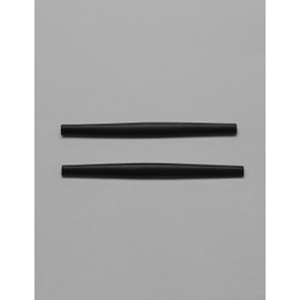 Handwith 2 Pairs Soft Silicone Sunglass Ear Socks for Oakley Whisker/Square Whisker/Square Wire 2.0, Anti-Slip Comfort Fit Glasses Arm Grips Spare Parts Replacement Kit Black