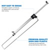 VILLCASE Retractable Wardrobe Clothes Hanger Rail Pull Out Wardrobe Clothing