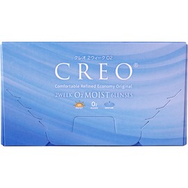 クレオ 2ウィークO2モイスト（6枚入り） 1箱 （2週間使い捨て コンタクトレンズ ）【低含水】【BC】8.7 【PWR】-2.00