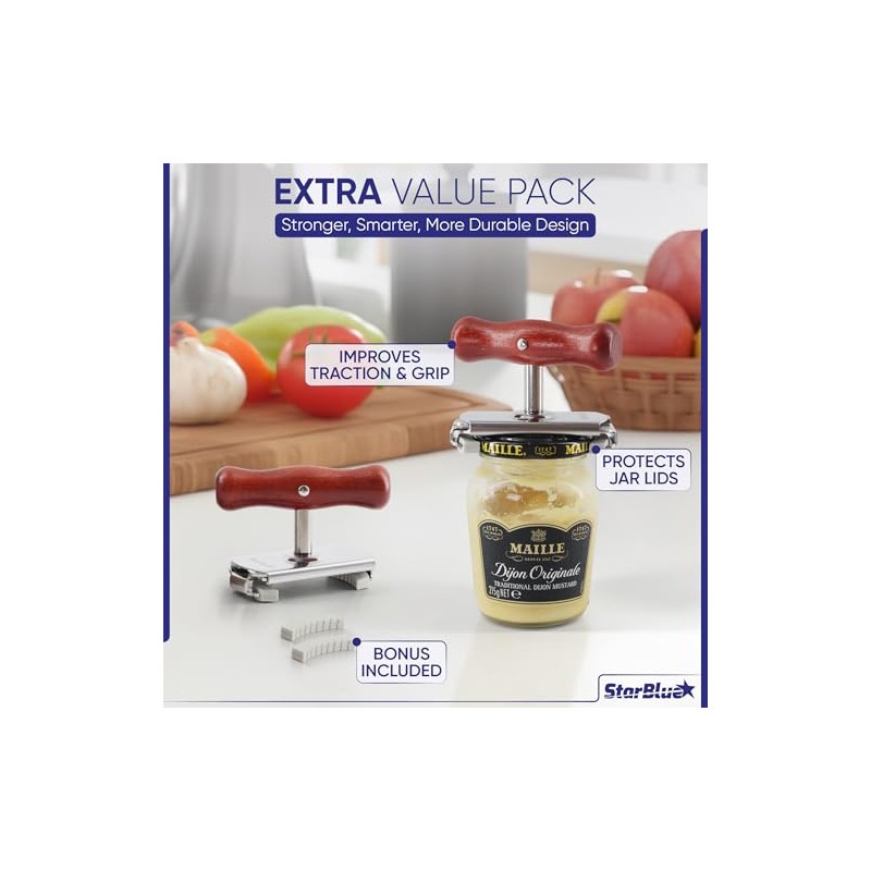 StarBlue Jar Opener for Seniors with Arthritis & Weak Hands