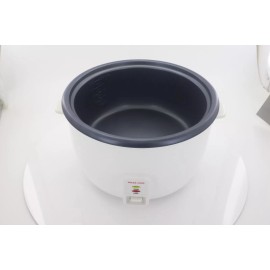 GOLDA Persian Rice Cooker with Glass Lid, 10-Cup, White