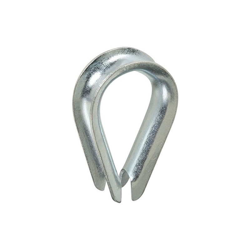 National Hardware N176-842 3232BC Rope Thimble in Zinc plated,1/2"