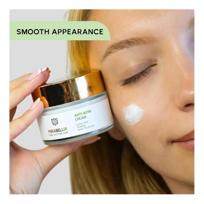 Crema Antiacné Mirabellix Con 1% Ácido Azelaico Y Té