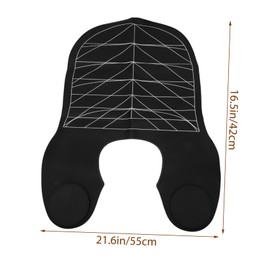 Outanaya Hairdressing Shawl Waterproof Hair Cutting Cape for Barbershop Tool Professional Salon Use Hair Dyeing and Hair Cutting Shoulder Pad