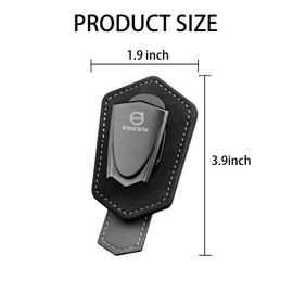 Sunglasses Holders for Car Visor,Universal Sunglasses Clip Magnetic Leather Glasses Eyeglass Clip for Car,Auto Interior Accessories Universal for Car SUV Truck Pickup