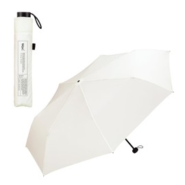 Wpc. Lightweight Folding Umbrella AIR-LIGHT LARGE FOLD Off Rain Umbrella Men's Parent Bone 24.0 inches (61 cm) Large 6.3 oz (180 g) Male Female Ladies Light Slim UV Cut Simple Plain Commuting UX012
