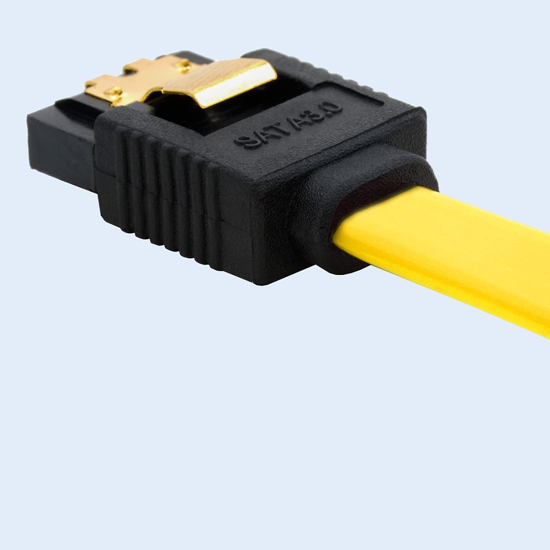 BIGtec SATA Cable 0,5m gelb gerade/gerade