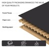 JIUZHOUXIN Shipping Boxes,7"x5"x2"Black Corrugated Cardboard Boxes, Which is Anti-Impact Come