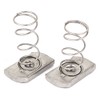Sourcingmap M8 304 Stainless Steel Long Spring Channel Nuts 5pcs
