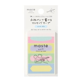 MUST MST-FA48-A Masking Tape Sheet Deco Marks Title Frame MST-FA48-A