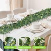 2 pieces eucalyptus garland, 180 cm artificial garlands, wedding garland,