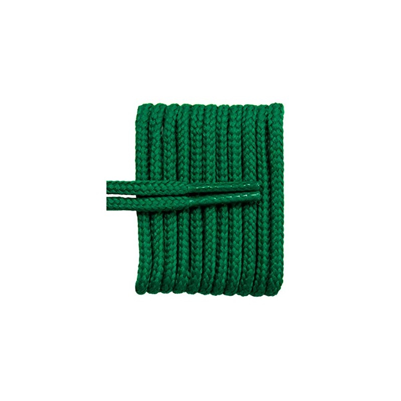 FootGalaxy Metal Tip Round Laces For Boots/Shoes, 72, Kelly Green