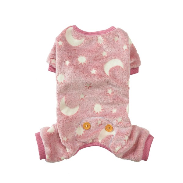 Maigllra Plush Dog Pajamas Glow in The Dark Dog Jumpsuit