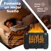 MEVA difusor de aceites Esenciales Efecto flama, Incluye 6 Aromas