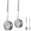 Fine Mesh Stainless Steel Colander, 304 Stainless Steel Strainer Spoon