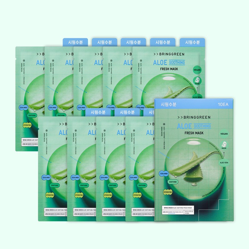Bring Green Fresh Mask Tea Tree Cica 20g 10 sheets