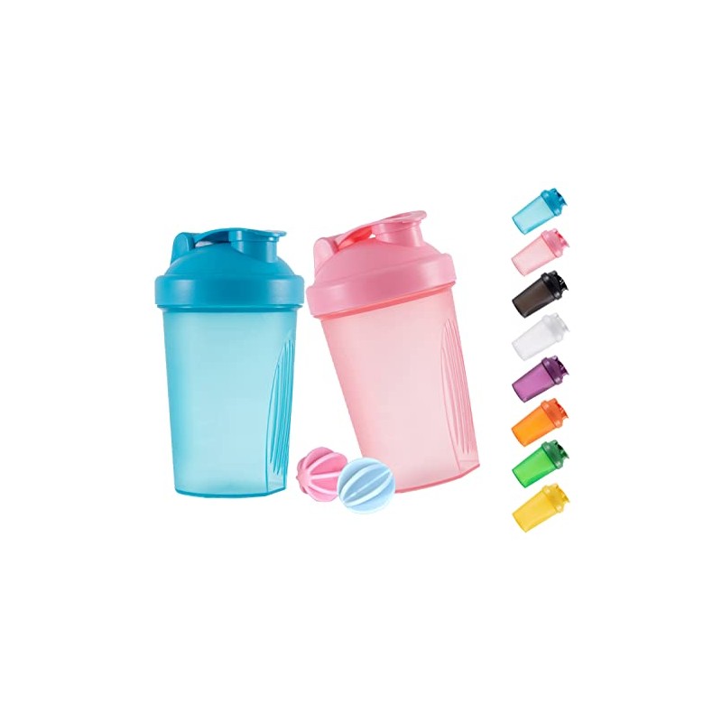 Botella Coctelera de Proteínas y Botella Mezcladora de 16 onzas/400ML