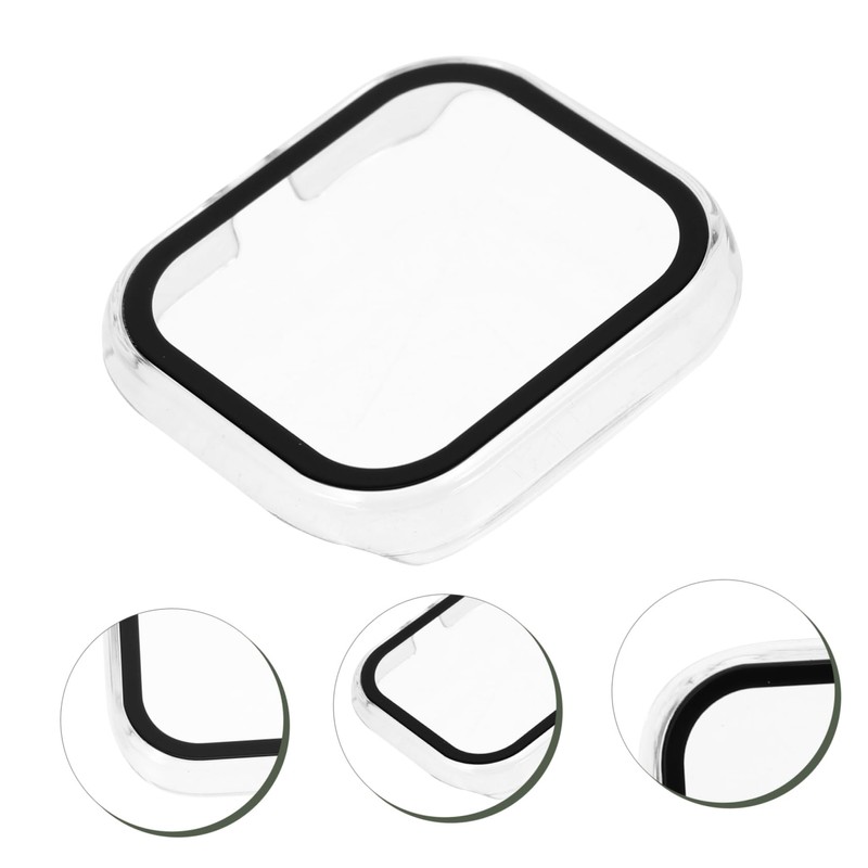 OSALADI 5pcs Mini Compatible Replaceable Watch Case Tempered Protector Lightweight