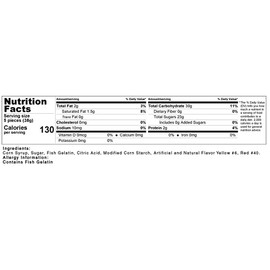 Only Kosher Candy Gummy Peach Hearts Shaped, Kosher Certified (2 Pounds)