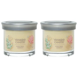 Yankee Candle Small Tumbler Scented Single Wick Jar Candle, Christmas Cookie, Over 20 Hours of Burn Time, 4.3 Ounce (Pack of 2)