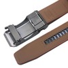 BETAM Men's Fashion Lightweight Buckle Stylish Leather Belt, casual brown