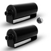 2Pack Slide Gate Guide Roller with C Post Welded Bracket,