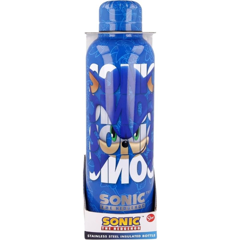 CARTOON Sonic Stainless Steel Thermos Flask, 515 ml, Double-Walled Insulated