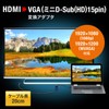 Sanwa Supply HDMI-VGA Conversion Adapter (HDMI A Male to VGA