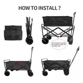 Eco R Carretilla Camping  Remolque  Plegable Ligero Portátil Viaje