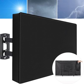 Cubierta de TV para Exteriores,Funda para tv 50-52 Pulgadas Exterior,210D Impermeables, Duradero y Conveniente, Anti-UV Portada del Televisor,Prueba lágrima,con Bolsa de Almacenamiento Impermeable