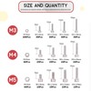 Hilitchi 510pcs M3 M4 M5 Stainless Steel Hex Socket Head