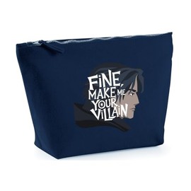 Hippowarehouse Fine Make me Your Villain Printed Make up Cosmetic wash Bag 18x19x9cm