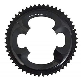 SHIMANO Spares FC-R7000 chainring, 53T-MW for 53-39T, black, 1WV98050
