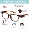 Reading Glasses with Light Bright LED Readers with Lights Magnifier