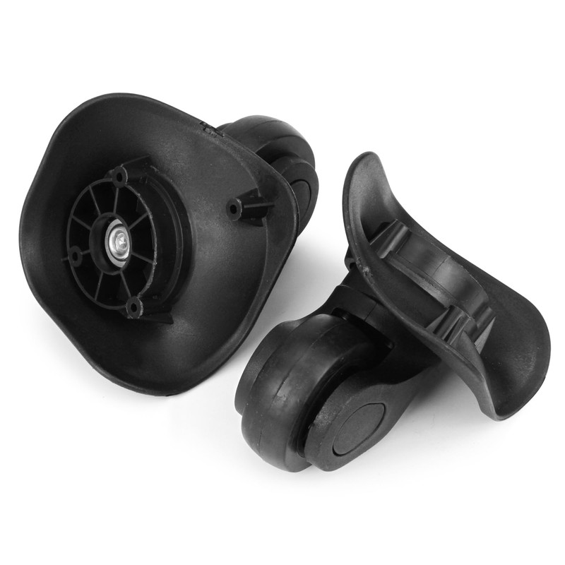 Volein 2-Pcs Luggage Wheel Replacement, Suitcase Black Travel Wheels Kit