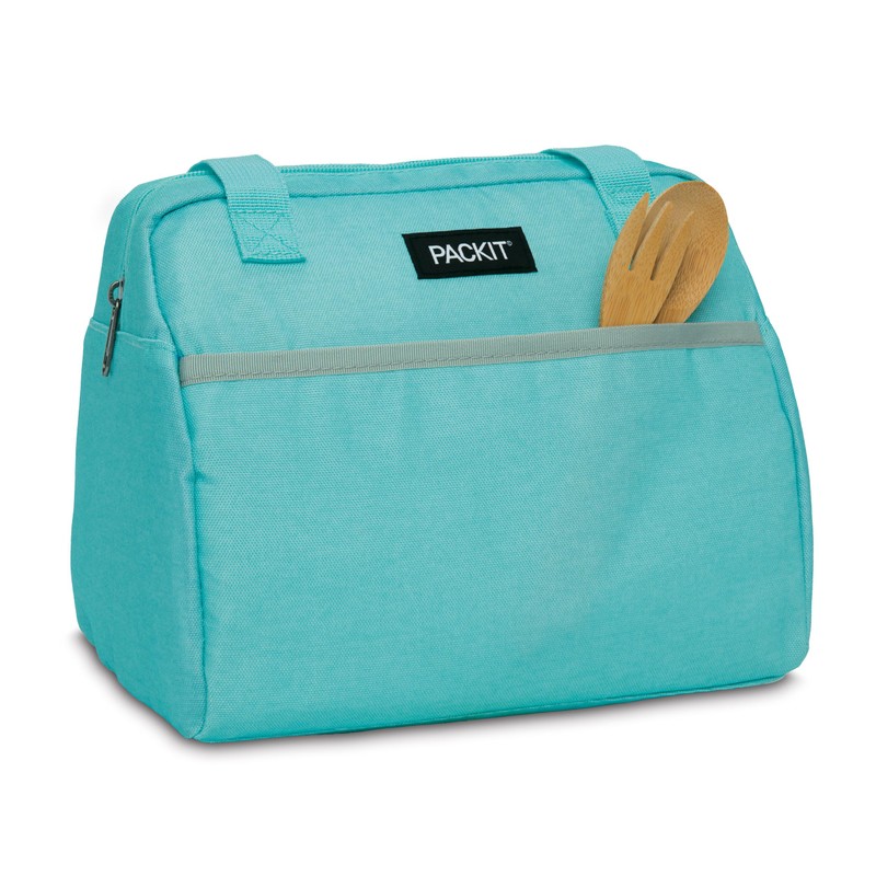 PACKIT Freezable Hampton Tote Bag - Stylish Design Picnic Lunch