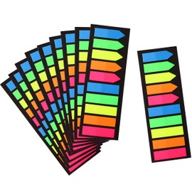 2000 Pieces Page Markers Tabs,Colored Sticky Tabs for Books, Notebooks,Index Tabs,Arrow Page Sticky Flags