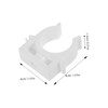 Hohopeti White Pvc Pipe Clamps 1 Inch Inner Diameter Hose
