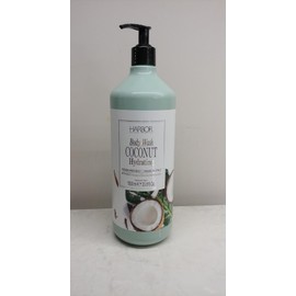 Harbor Natural Cosmetics, BODY WASH, Coconut Oil, 33.8 fl oz (1,000ml) Hydrating, Vegan Friendly, Pack of One