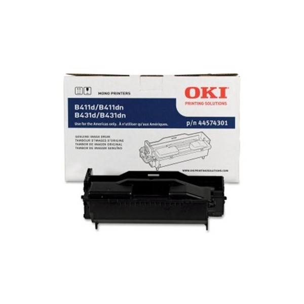 Okidata 44574301 Image Drum for B411/B431 Series Printers, 20000 Page