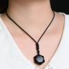 Black Obsidian Hexagram Pendant Necklace Healing Protection Crystal Jewelry