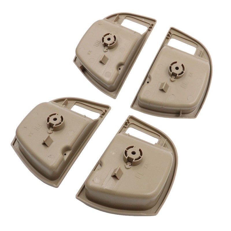 FZJDSD 4Pcs Beige Left and Right Inside Door Handle Frame