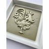 Arami Arte, Cuadro Decorativo Gallo Fa, En Relieve, 23 X
