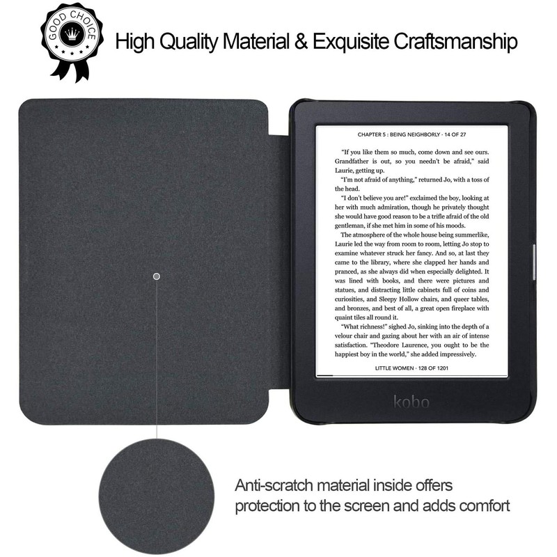VOVIPO Kobo Nia 6 Case - Ultra Slim Smart Folio