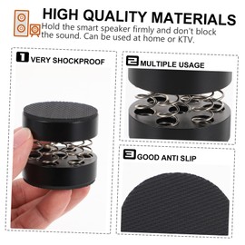 LABRIMP 4pcs Shockproof Speaker Spring Pads Non Slip Feet for Home Audio Equipment for Studio Use Supports Up to Compact Design for Easy Storage