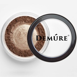 Demure Mineral Make Up (Brownstone Sparkle) Shimmer Eyeshadow, Loose Powder, Glitter Eyeshadow, Eye Makeup, Professional Makeup