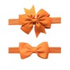 2pc/Set Baby Girls Grosgrain Ribbon Hairband Set Ribbon Bows Hair