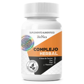 BIONICA  Suplemento Alimenticio  Taurina, Zinc, Bayas de Goji, L-Arginina, Vitaminas y Minerales  30 Capsulas                                         