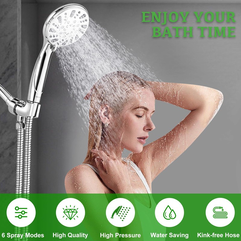 OHDAY® High Pressure Shower Head with Handheld Built-in Power Wash